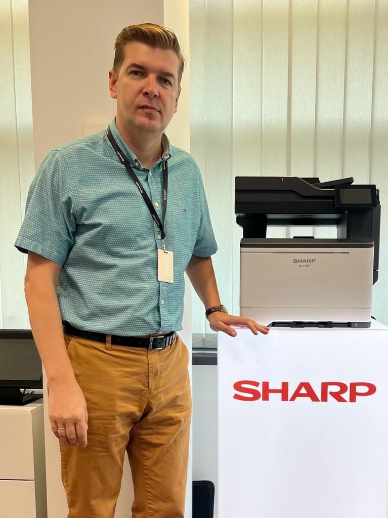 Dmytro Lunov, Europe Distribution Manager Sharp