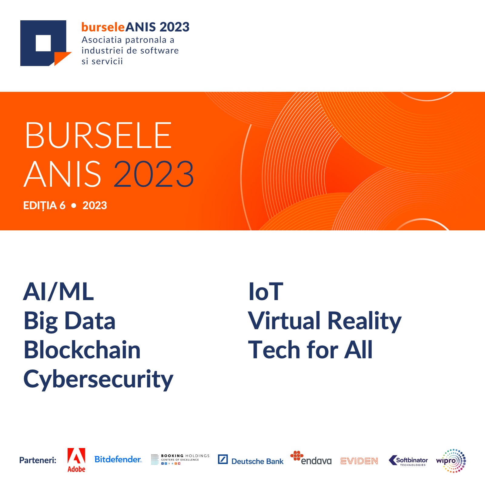 Finaliștii programului Bursele ANIS 2023