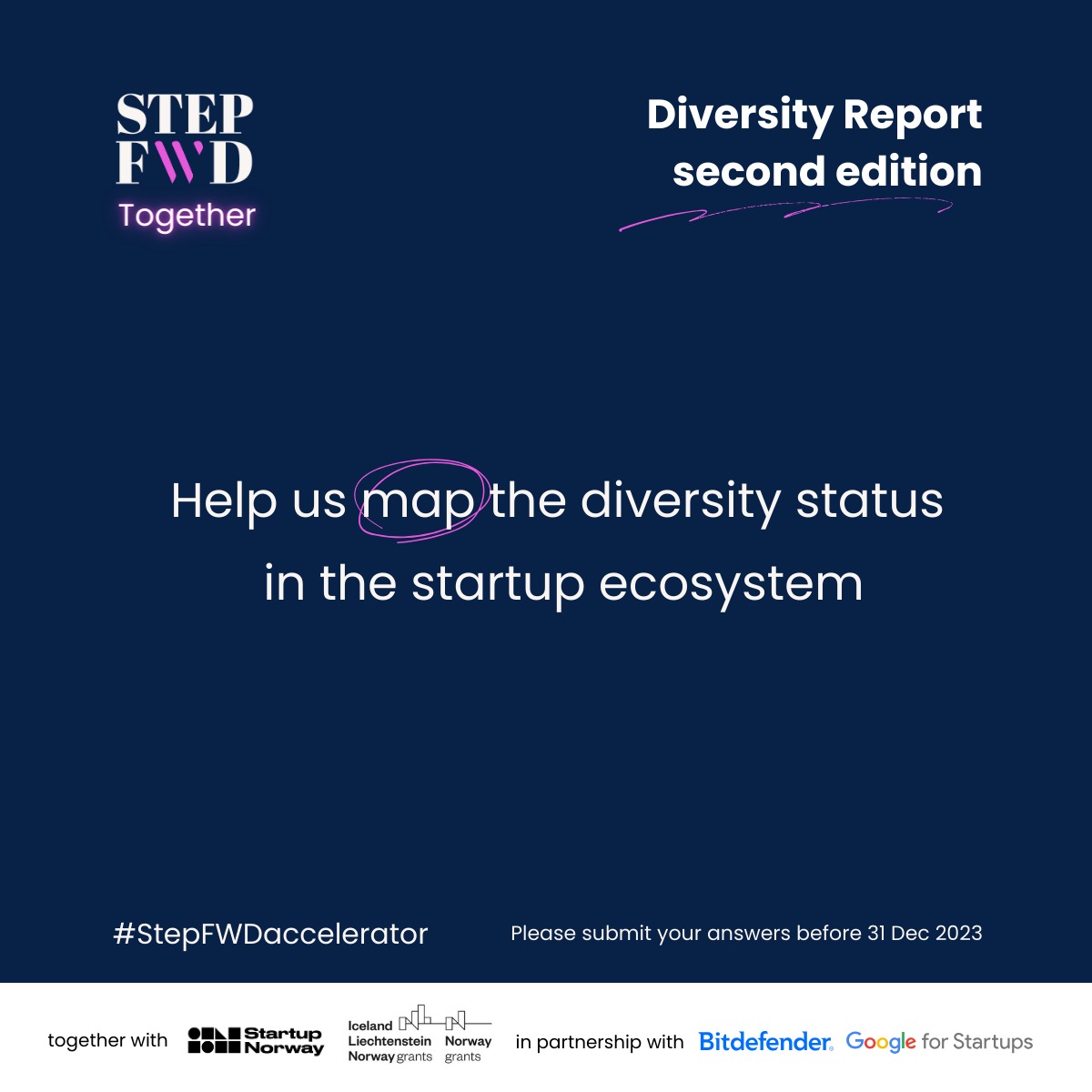 Lansare chestionar Diversity Report 2023 StepFWD