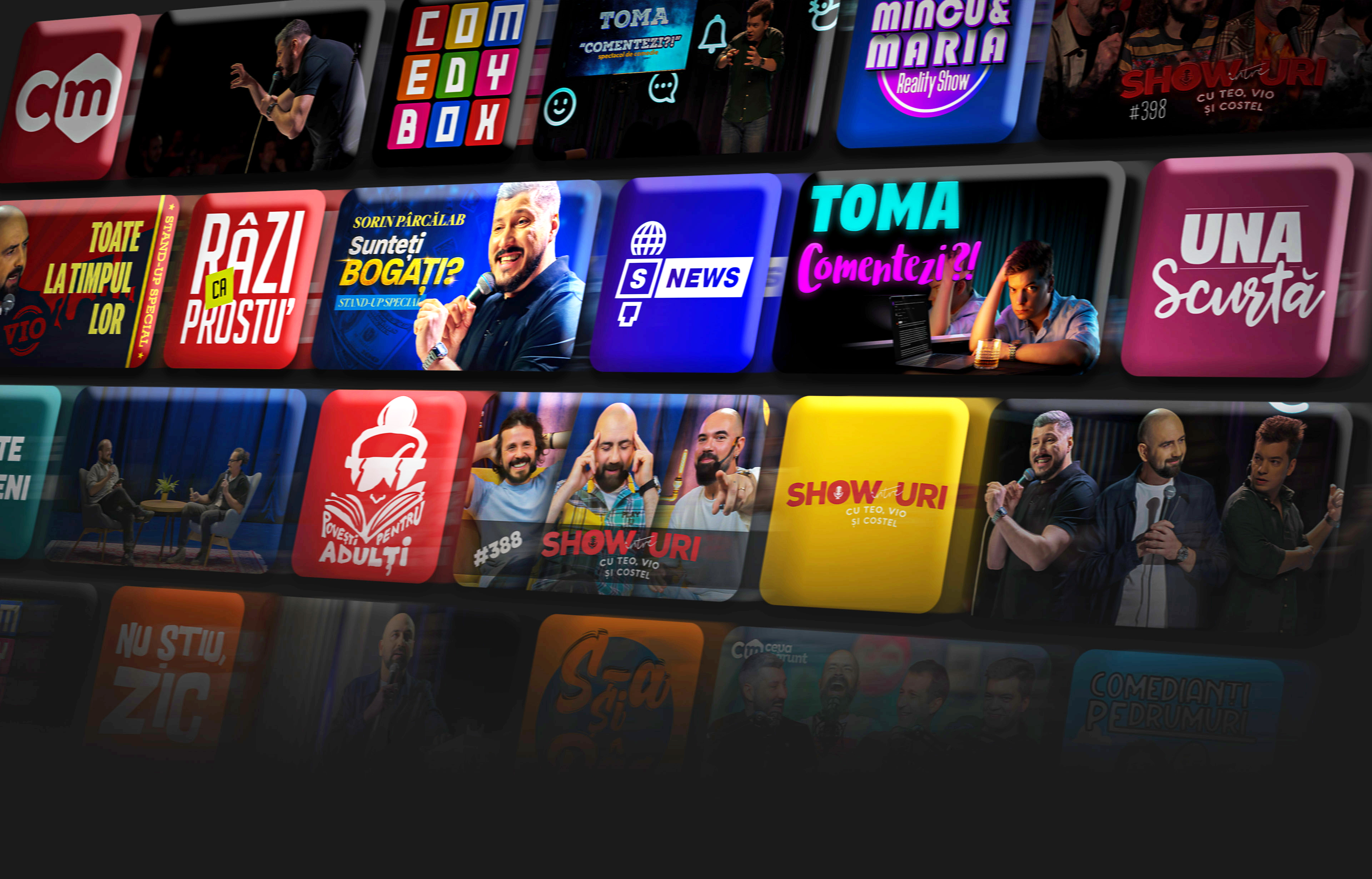 Comedy Box – prima platformă de streaming românească dedicată pasionaţilor de comedie