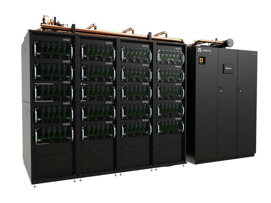 Vertiv liquid cooling system