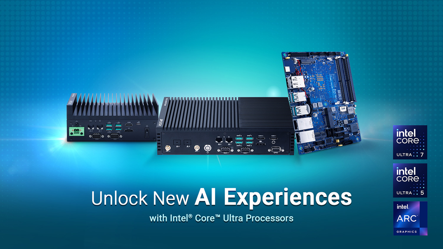 ASUS IoT prezintă soluții complete bazate pe procesoarele Intel Core Ultra