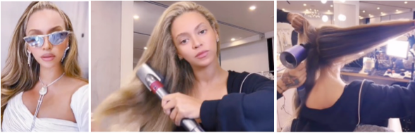 Beyonce împărtășește rutina de coafare cu produsele Dyson