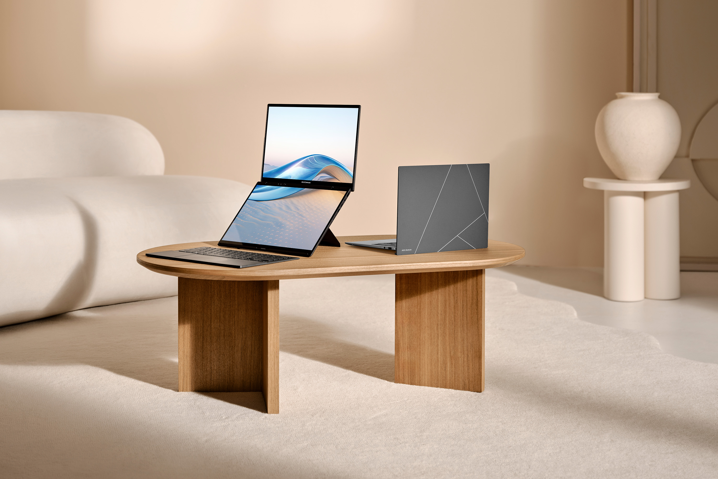 zenbook_duo_ux8406__inkwell_gray__ux5304__basalt_gray__scenario_photo_01
