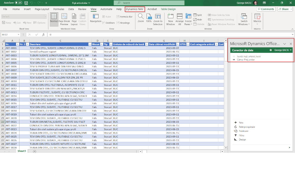 Dynamics-365-Business-Central-Editare-Excel-Elian-Solutions