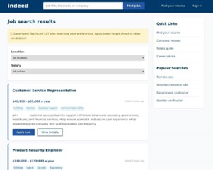 Exemple de pagini de phishing cu oferte de muncă