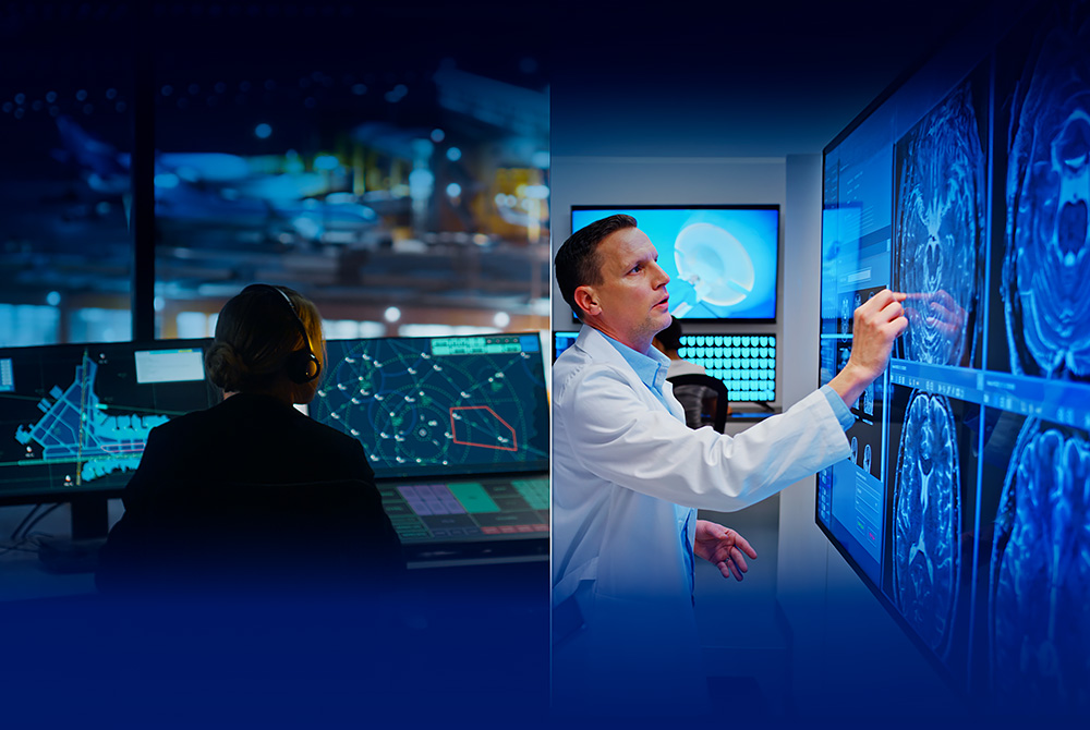 Imagistica medicală avansată și Sistemele de control al traficului aerian mai eficiente cu extensiile optice KVM de la ATEN