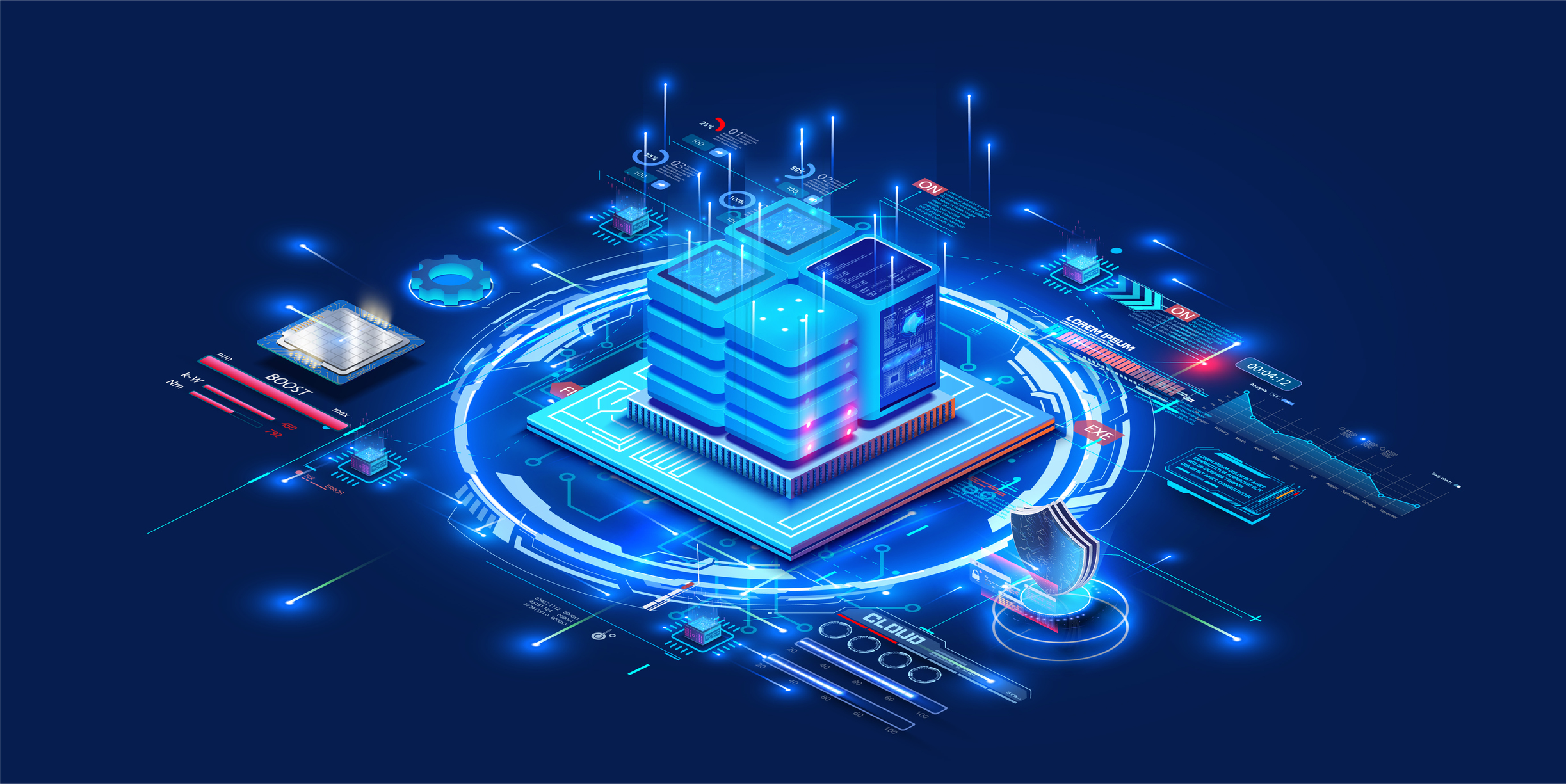 Futuristic Data Center