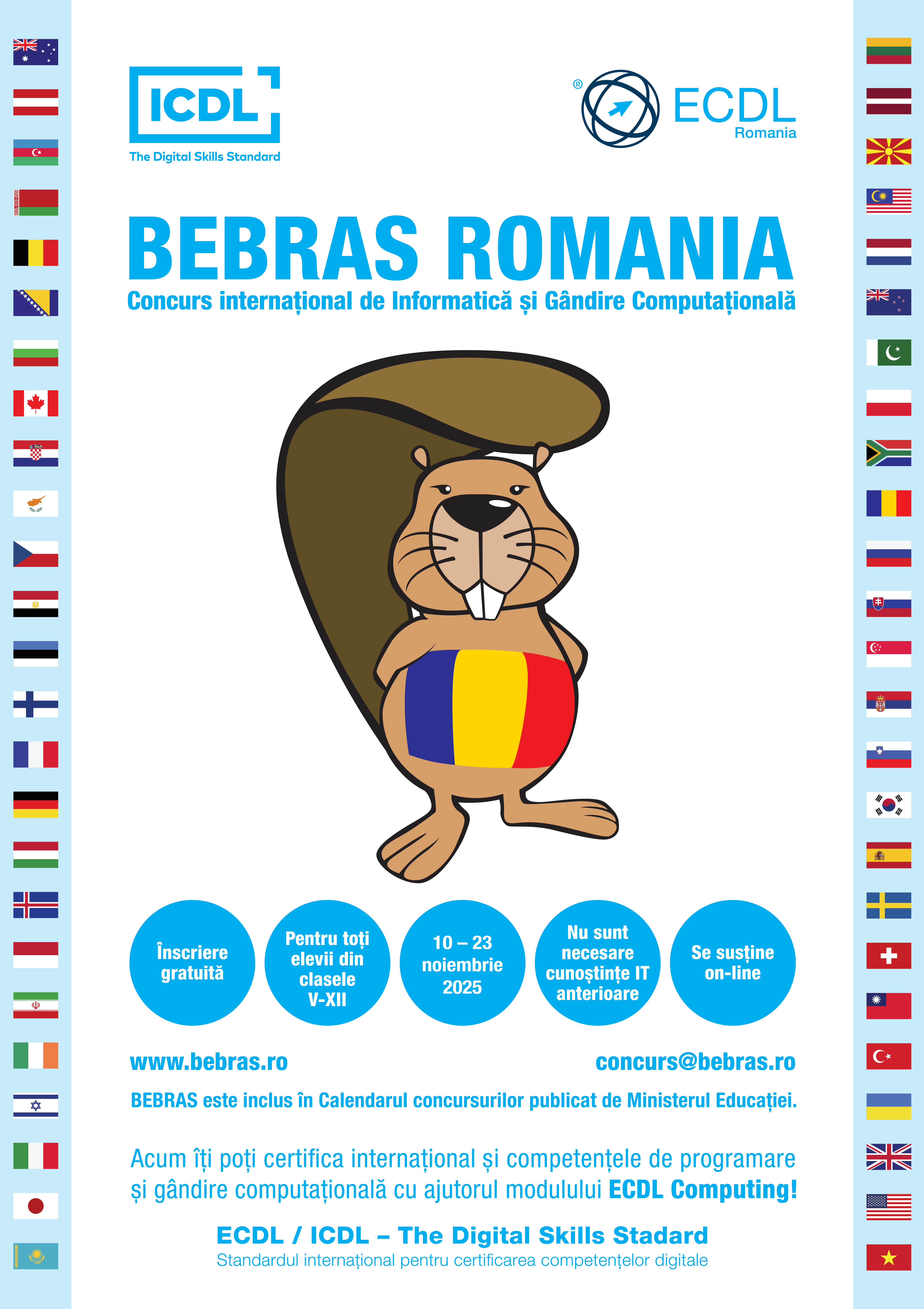 Toţi profesorii și elevii din România pot participa la provocarea mondială de programare creativă BEBRAS