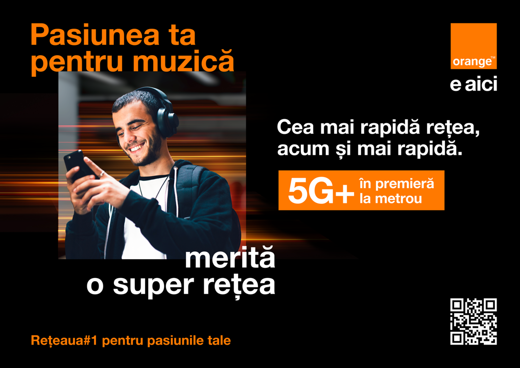 Orange Romania lansează 5G+ în metroul bucureștean