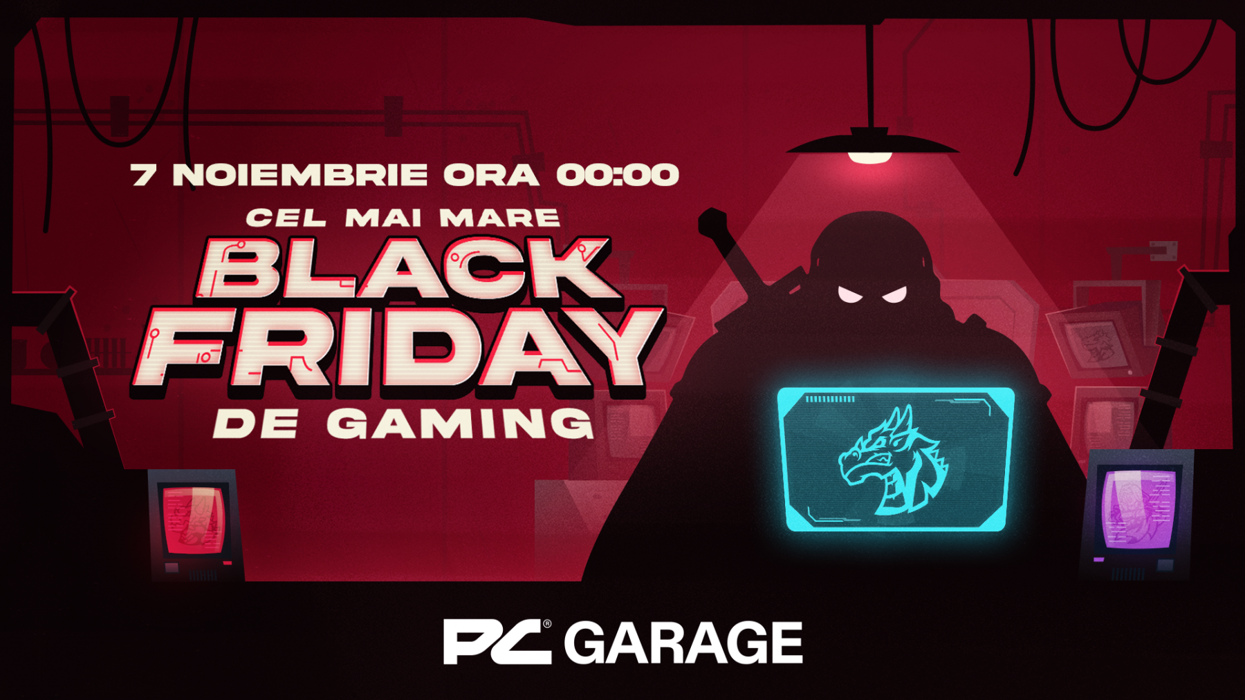 PC Garage anunță produsele la ofertă din cadrul Black Friday de Gaming 2025