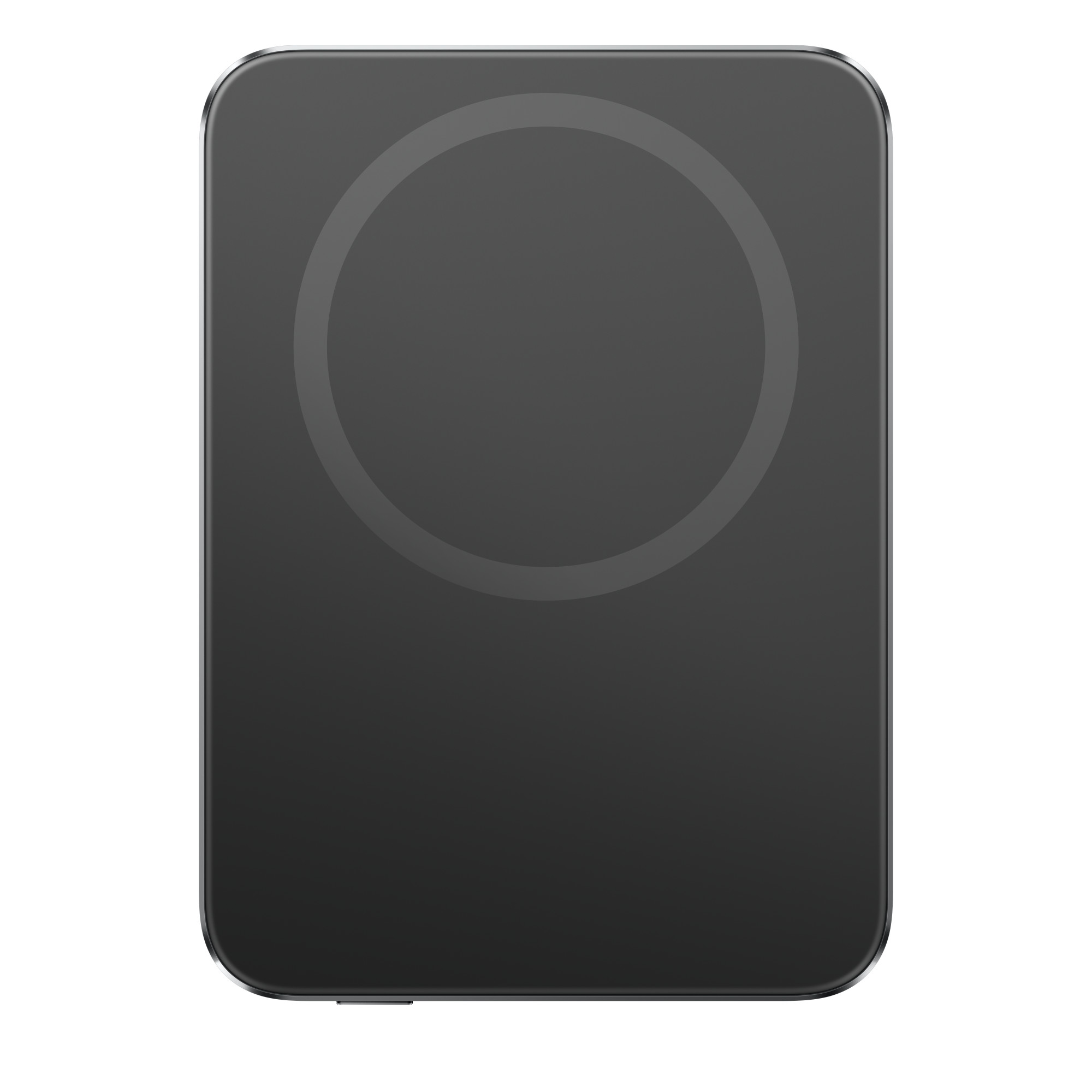 Xiaomi UltraThin Magnetic Power Bank 5000 15W-black-back