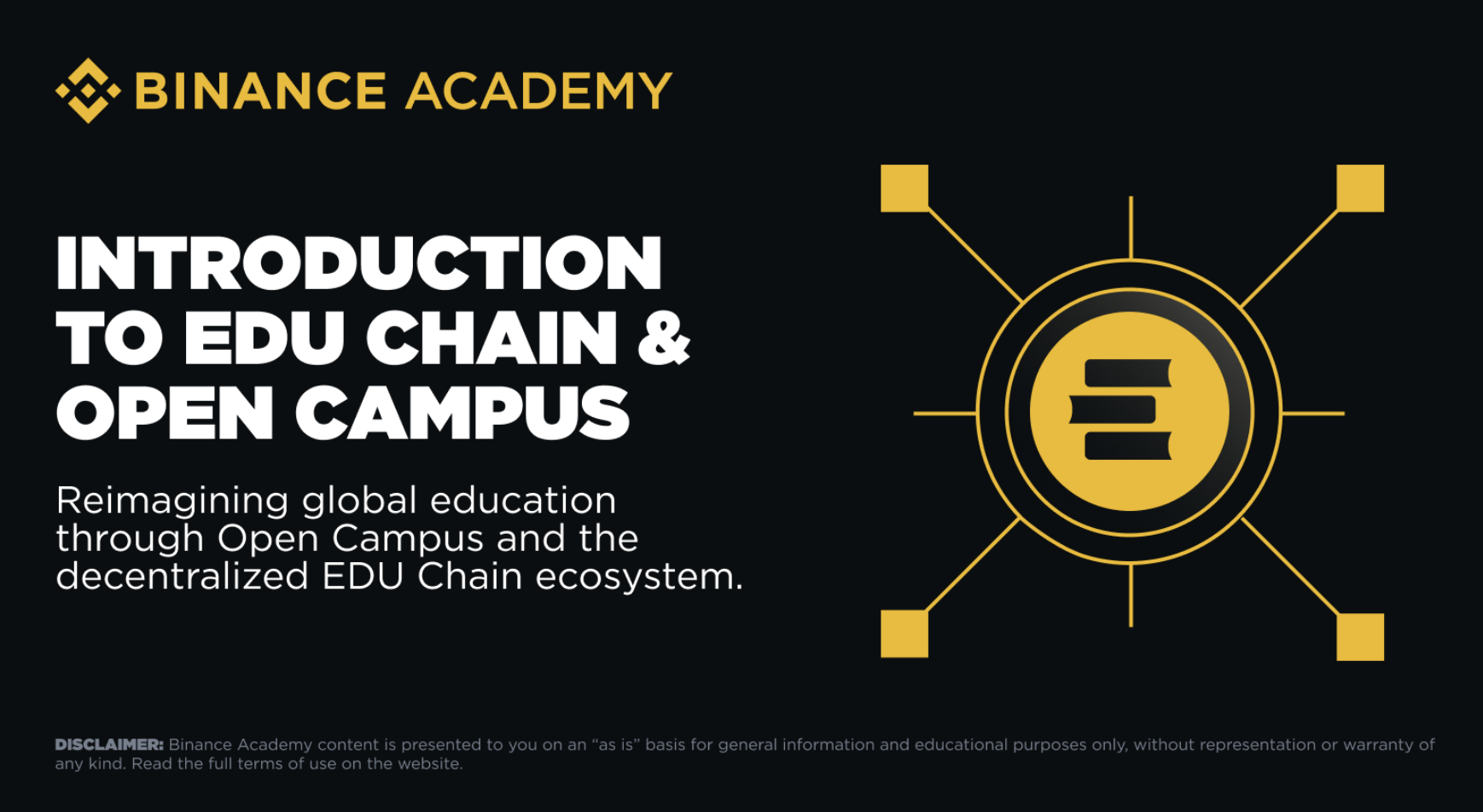 Binance Academy și Open Campus lansează un curs gratuit despre educația descentralizată