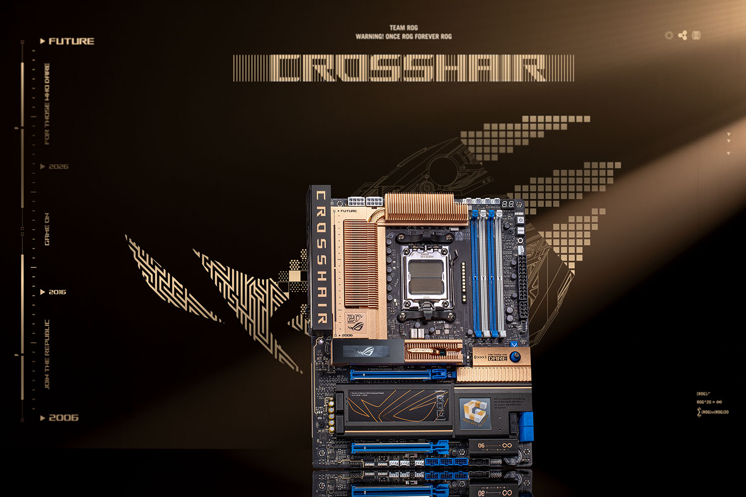 ASUS Republic of Gamers lansează placa de bază ROG Crosshair 2006 la aniversarea a 20 de ani de ROG