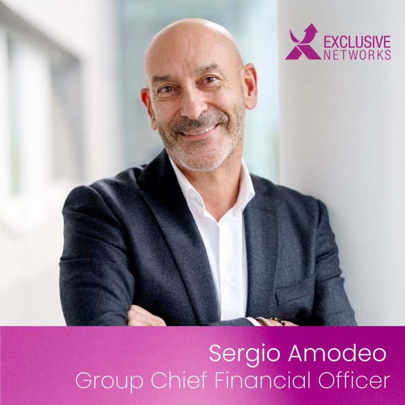 Exclusive Networks îl numește pe Sergio Amodeo în funcțía de director financiar al Grupului(GROUP CFO)