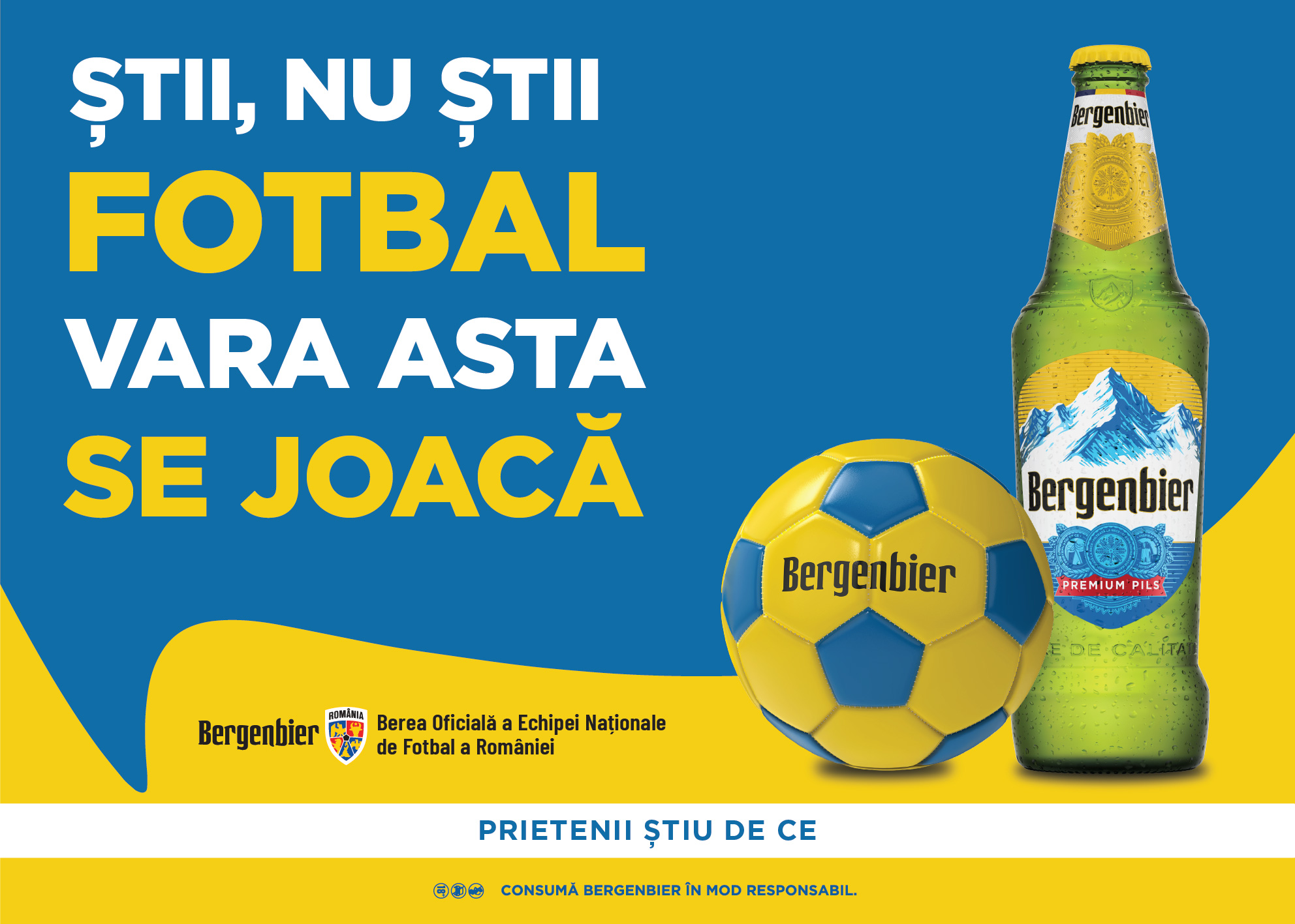 Bergenbier lanseaza campania „Stii nu stii fotbal, vara asta se joaca”, dedicata Campionatului Mondial de Fotbal 2026