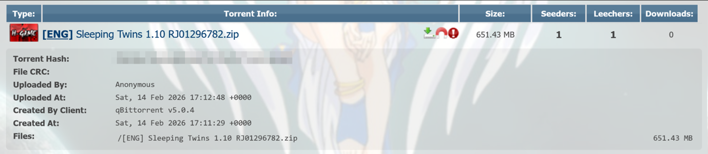 Torrent malițios cu jocuri distribuit prin AniRena