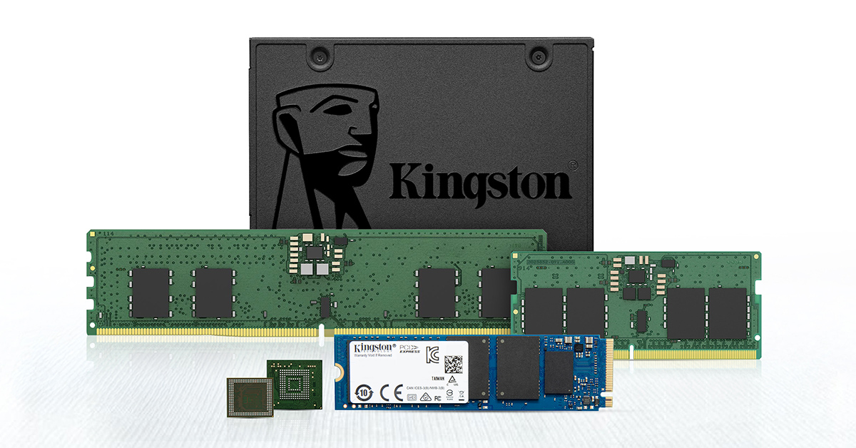 Kingston Technology evidențiază soluțiile de memorie Design-In, SSD-urile industriale și produsele embedded  pentru aplicațiile de nouă generație