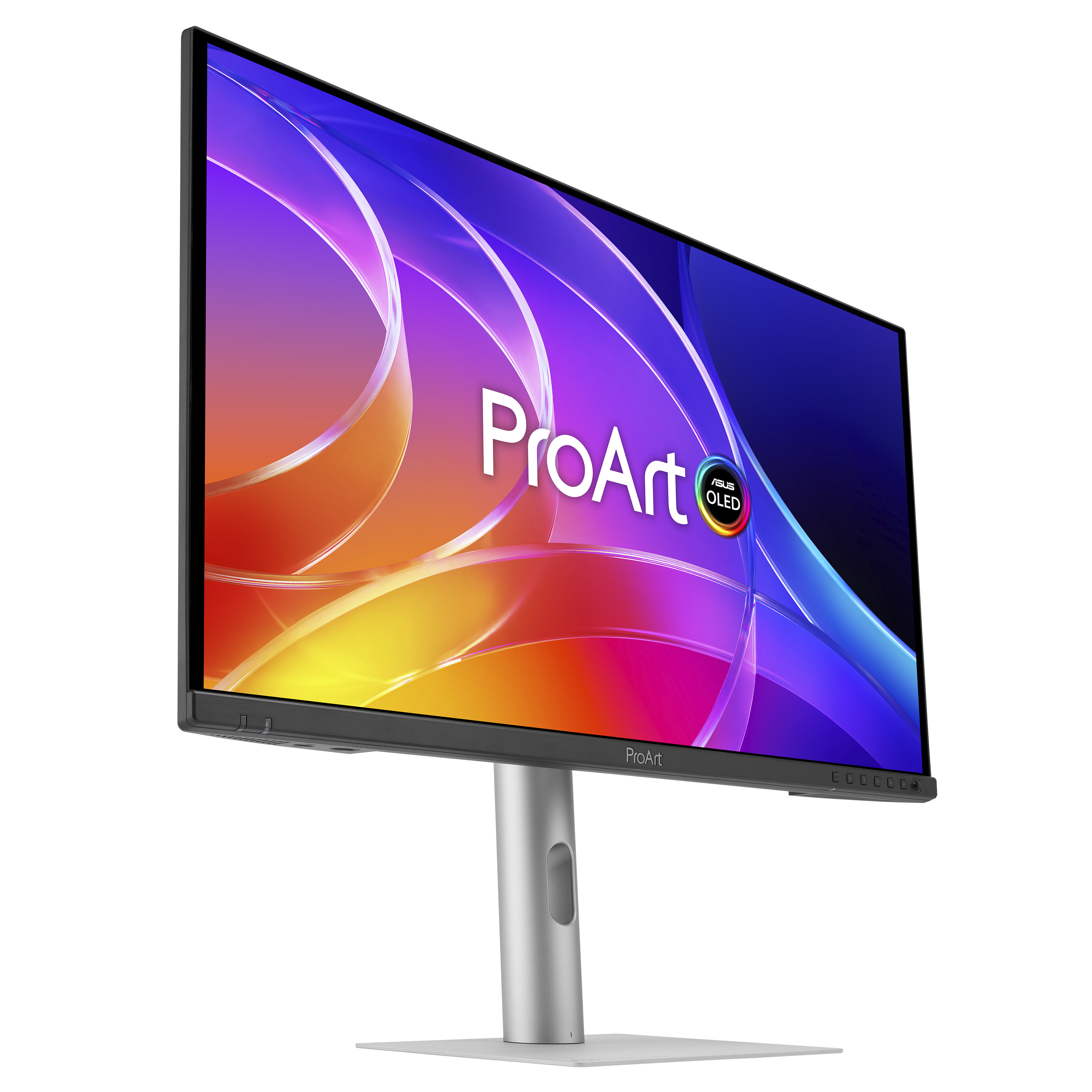 proart_display_oled_pa329cdv_front_view_to_the_right_shows_usb_hub