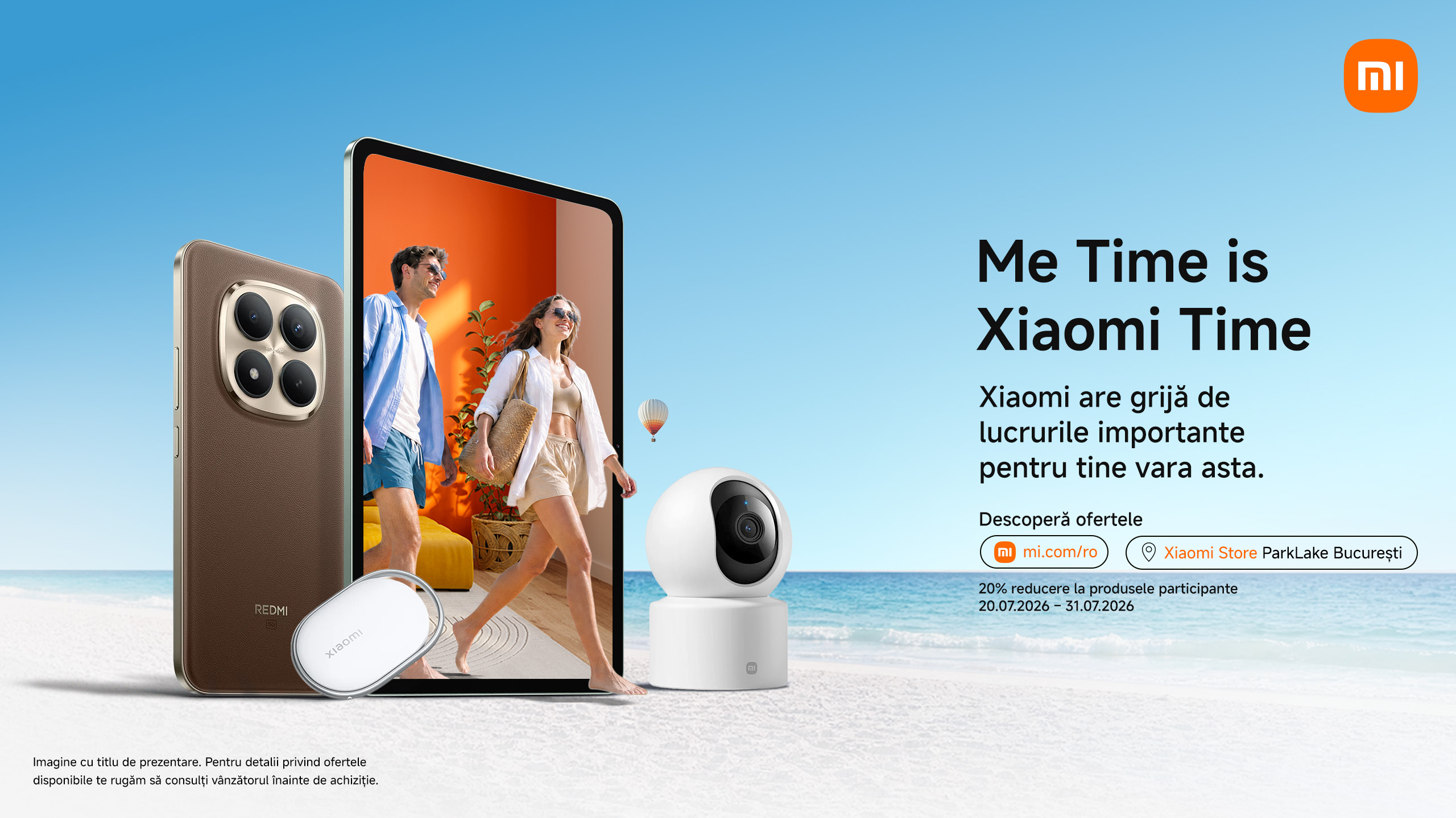 Liber la timp liber: Xiaomi lansează platforma de comunicare „Me Time is Xiaomi Time” și pornește misiunea de a susține românii să recupereze timp pentru ce contează cu adevărat
