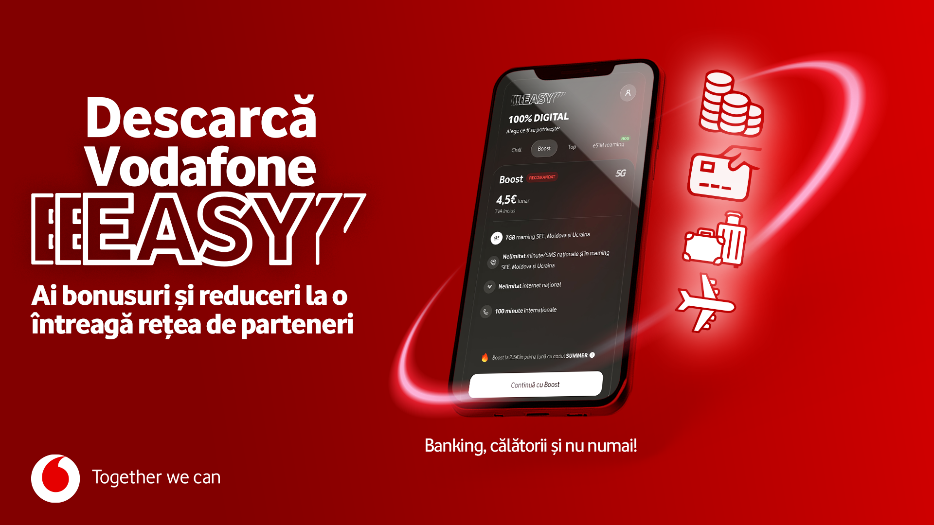Vodafone EASY dezvoltă un ecosistem de parteneriate care duce experiența digitală dincolo de conectivitate