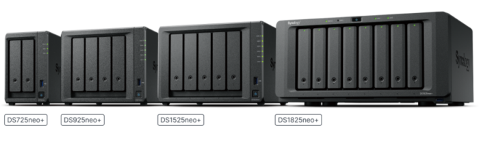 Synology® prezintă DiskStation neo+: patru soluții NAS cu un cost inițial mai accesibil și spațiu pentru dezvoltare